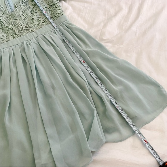 Lulus Mint Green Lace Dress (Size S) - Picture 6 of 6